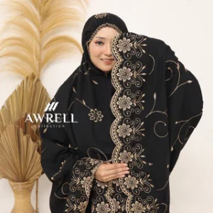 VINCOLLECTION - Mukena Dewasa Katun Premium Bordir Latisha